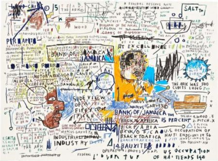 Sérigraphie Basquiat - 50 Cent Piece