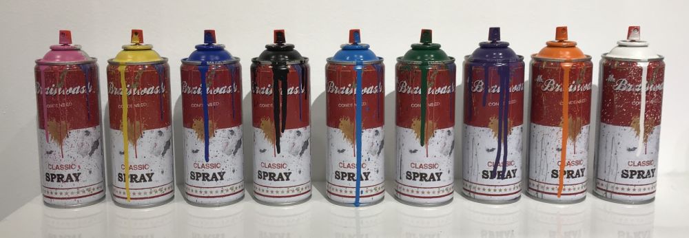 Aucune Technique Mr. Brainwash - 9 Soup Spray Cans