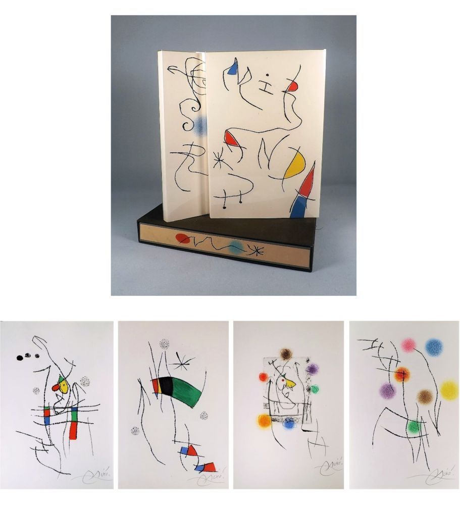 Livre Illustré Miró - A. Pieyre de Mandiargues. MIRANDA. LA SPIRALE. Eaux-fortes de Joan Miró (1974)