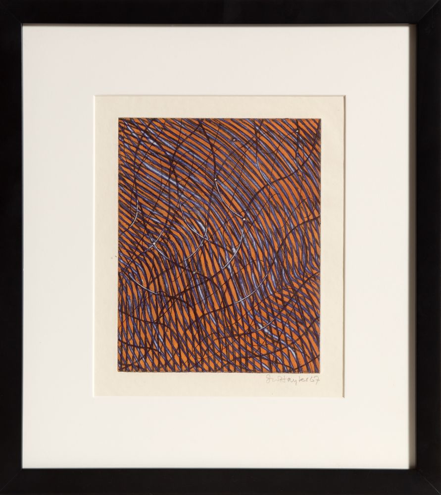 Gravure Hayter - Abstract Composition