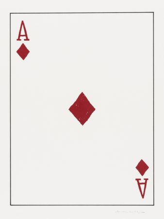 Lithographie Wegman - Ace of Diamonds