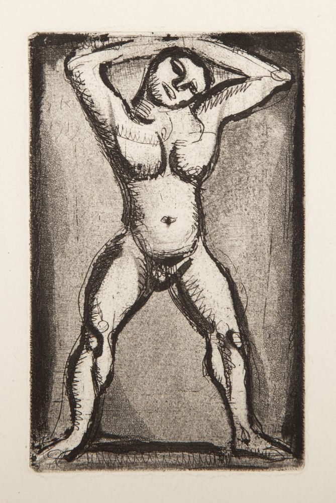 Gravure Rouault - Acrobate II