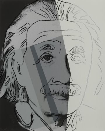 Sérigraphie Warhol - Albert Einstein