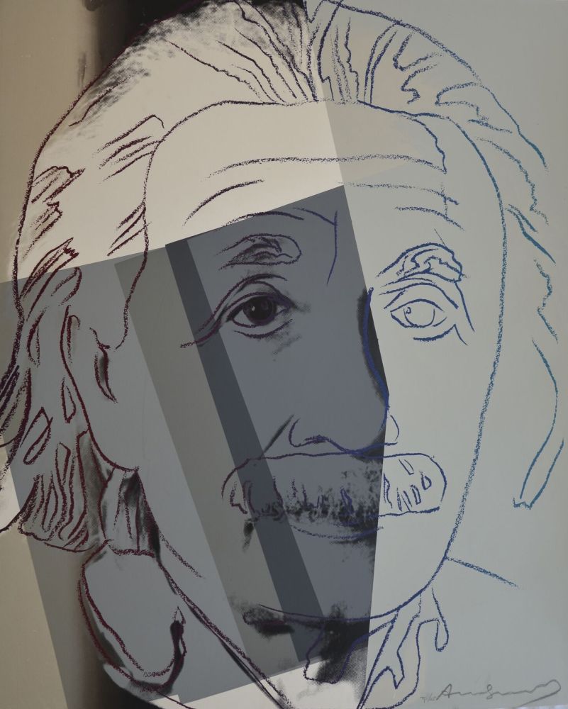 Sérigraphie Warhol - Albert Einstein (FS II.229)