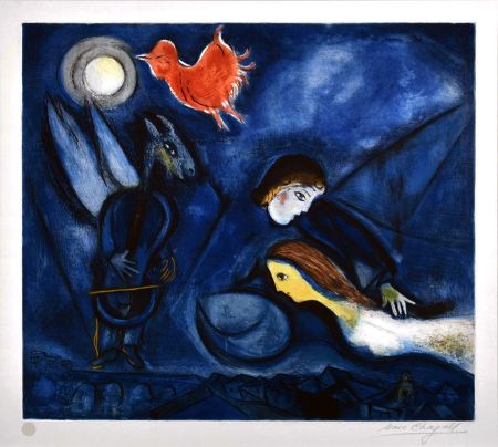 Eau-Forte Et Aquatinte Chagall - ALEKO et Zemfira. Eau-forte et aquatinte (1955)