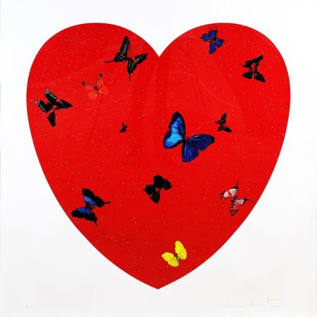 Sérigraphie Hirst - All You Need is Love Love Love