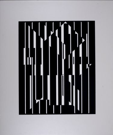 Sérigraphie Vasarely - Altair-Neg, circa 1955