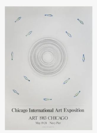 Lithographie Ruscha - Art 1983 Chicago