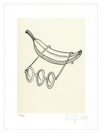 Lithographie Nørgard - Banane