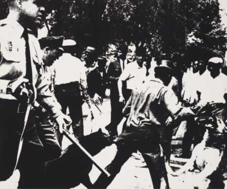 Sérigraphie Warhol - Birmingham Race Riot (F.S. II.3)