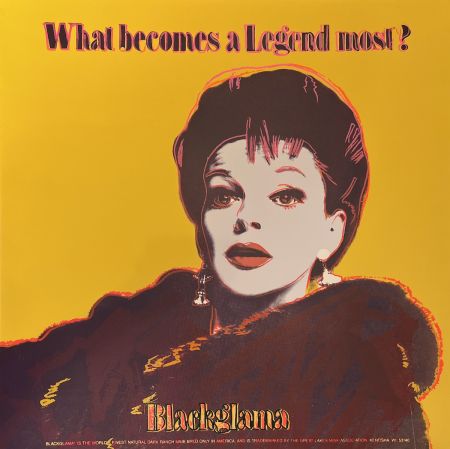 Sérigraphie Warhol - Blackglama (Judy Garland) Trial Proof