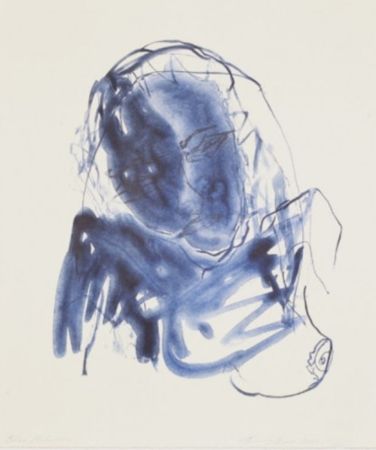 Lithographie Emin - Blue Madonna