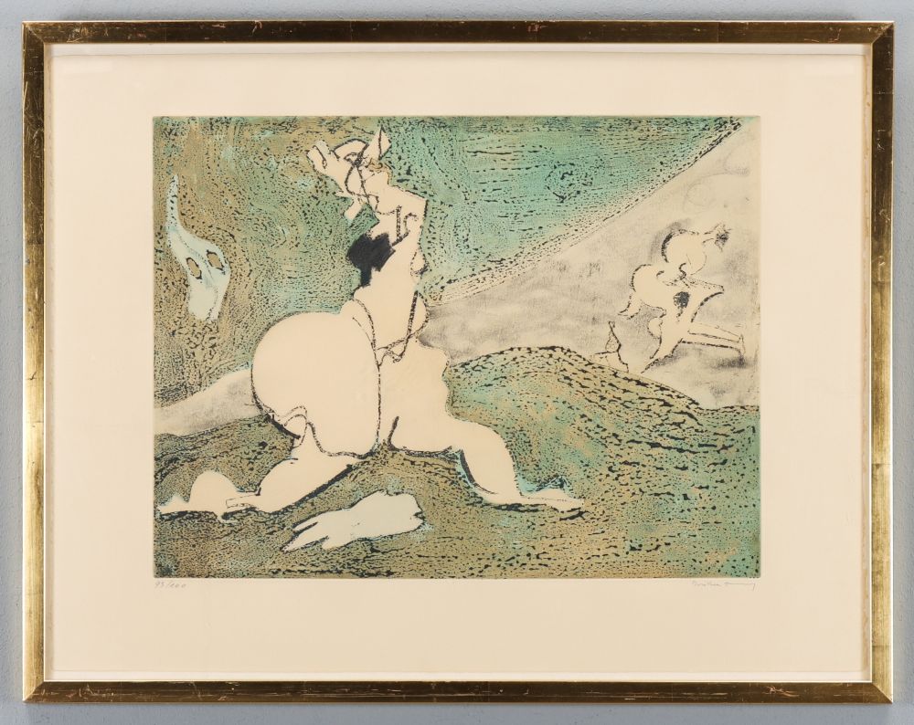 Gravure Tanning - “Bonjour” conceived for the suite “Bonjour Max Ernst”