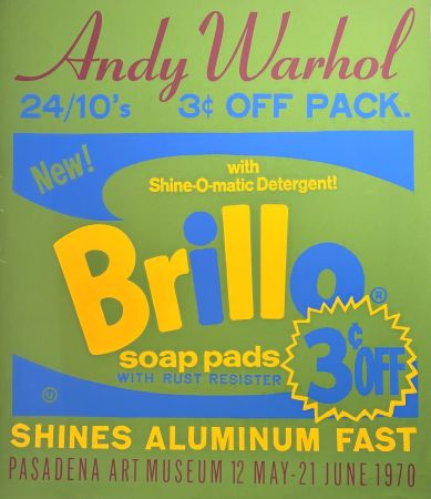 Sérigraphie Warhol - Brillo