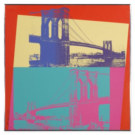 Sérigraphie Warhol - Brooklyn Bridge 