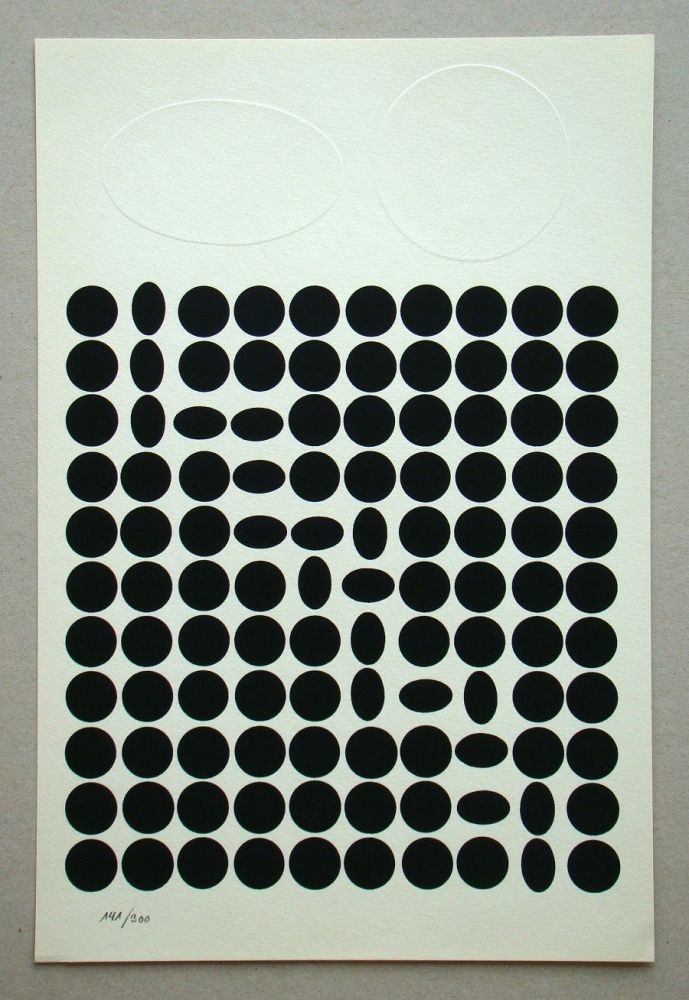 Sérigraphie Vasarely - Bételgeuse - relief