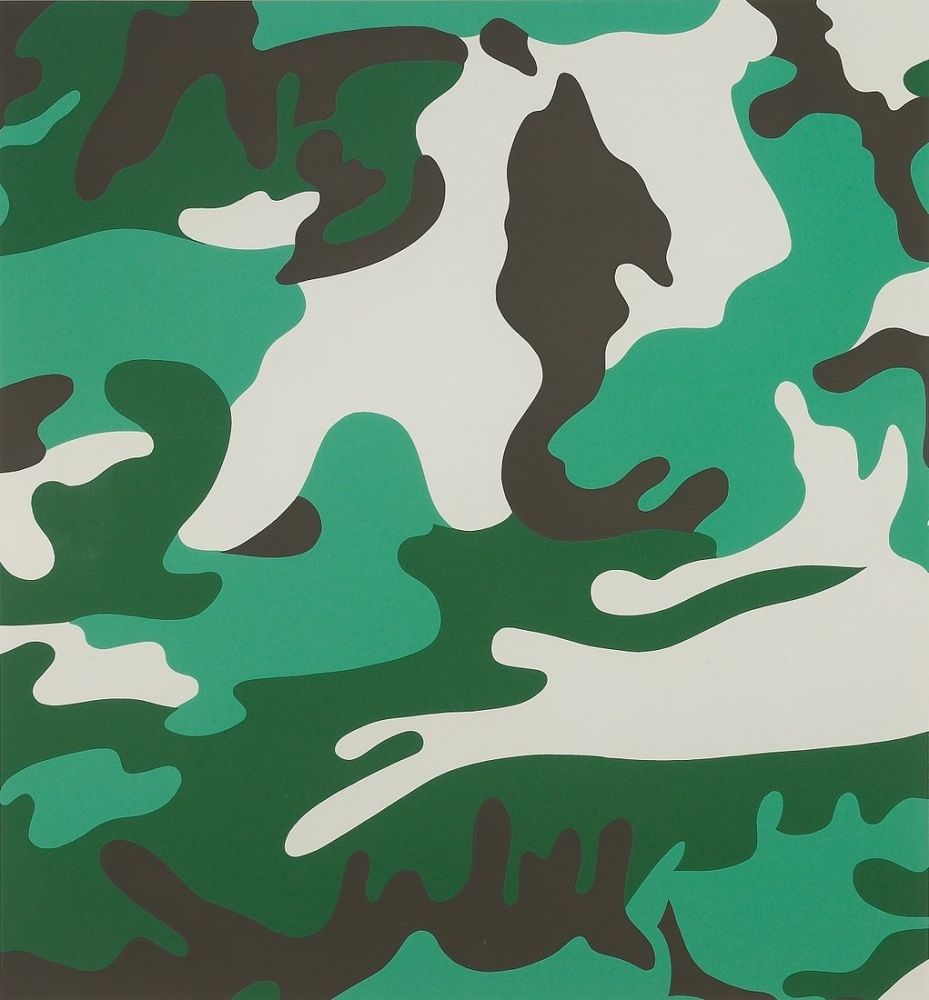 Sérigraphie Warhol - Camouflage (FS II.406)