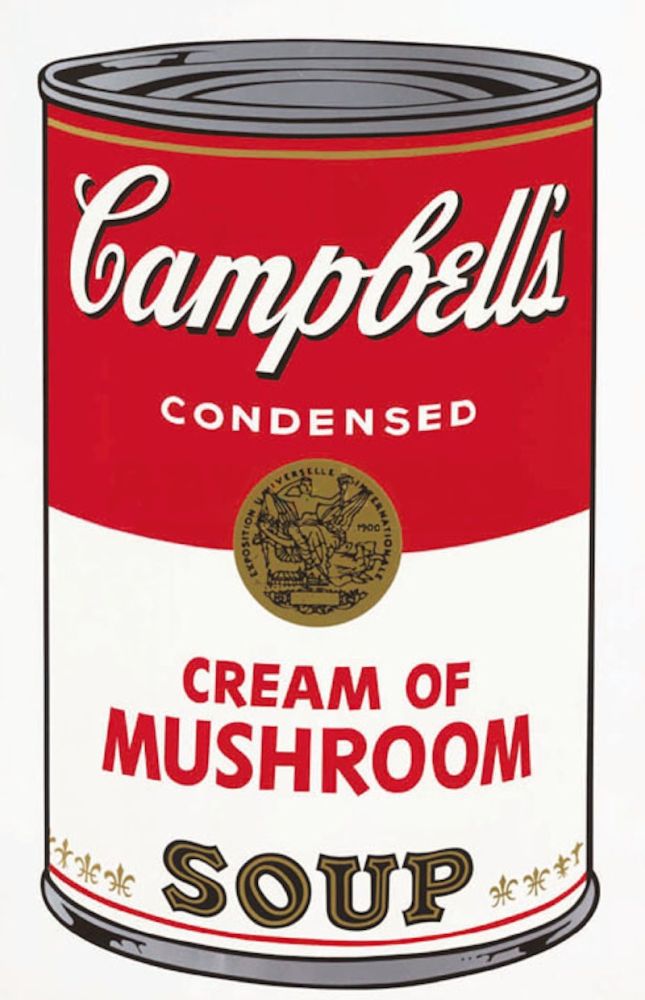 Sérigraphie Warhol - Campbell’s Soup I: Cream of Mushrooms