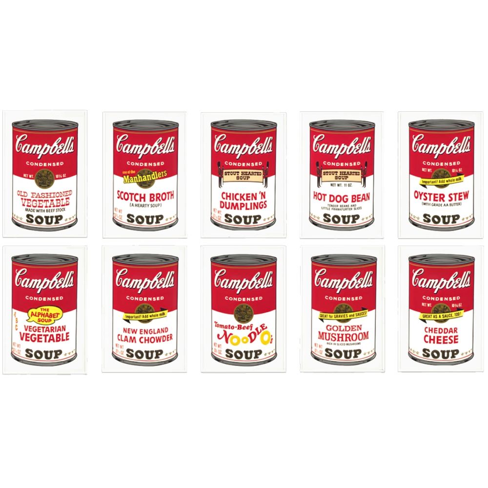 Sérigraphie Warhol - Campbell’s Soup II Complete Portfolio