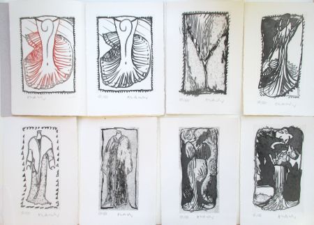 Aquatinte Alechinsky - Ces Robes qui m'evoquaient Venise. 12 numbered and handsigned aquatints