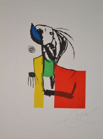 Joan Miro: La souris qui admirait la lune, 1975, Lithographie orig. XI -  Acheter des estampes originales en ligne