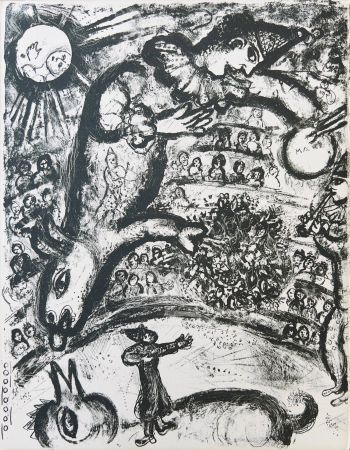 Lithographie Chagall - Cirque