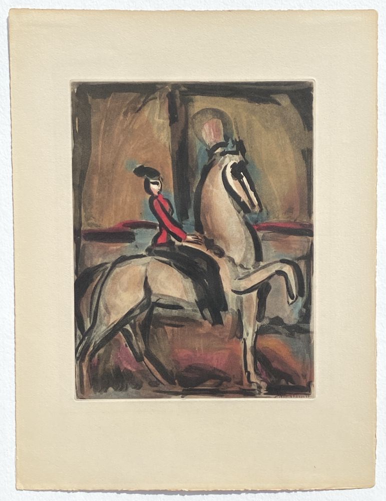 Aquatinte Rouault - Cirque – Amazone