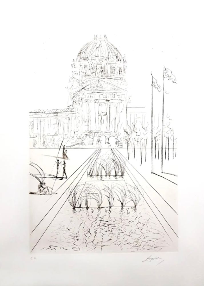 Gravure Dali - City Hall - San Francisco