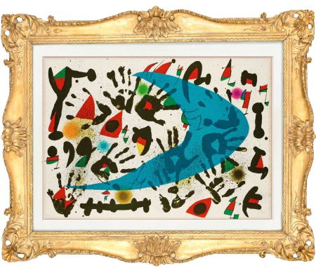 Lithographie Miró - Claca.