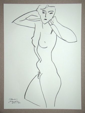 Lithographie Matisse - Claude