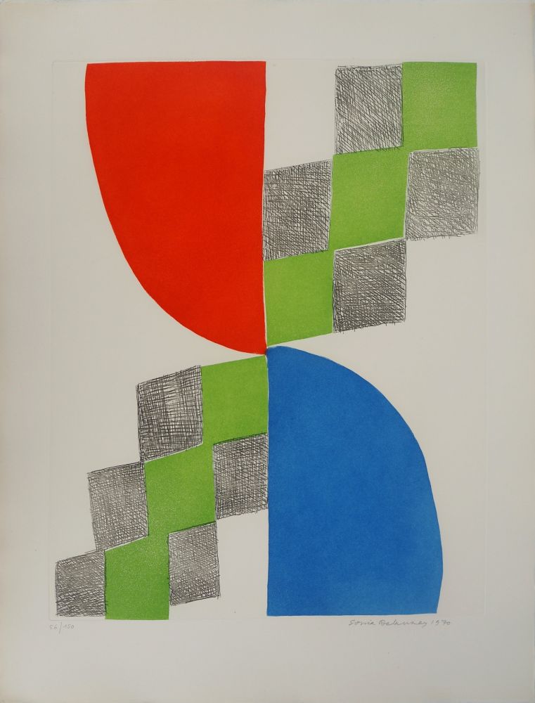 Gravure Delaunay - Composition