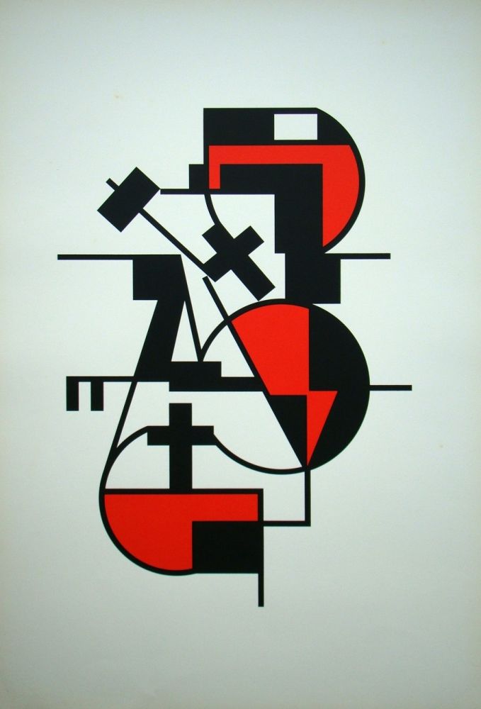 Sérigraphie Buchholz - Composition 1921 / 71