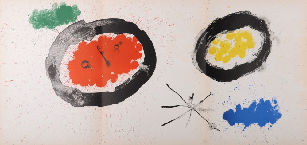 Lithographie Miró - Composition, 1961