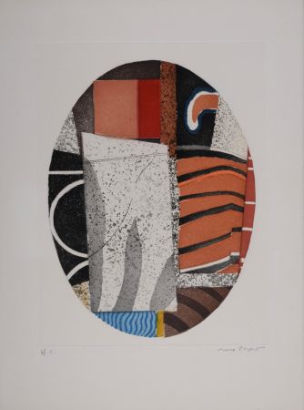 Gravure Papart - Composition, circa 1980 - Hand-signed