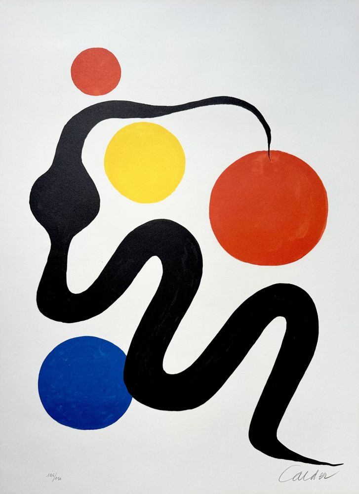 Aucune Technique Calder -  Composition Serpentine