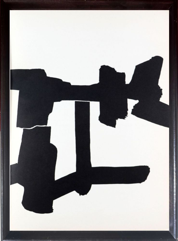 Lithographie Chillida - Derrière le Miroir