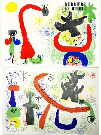 Livre Illustré Miró - Derrière Le Miroir n° 29-30 - MIRÓ. 2 LITHOGRAPHIES ORIGINALES (Mai 1950)