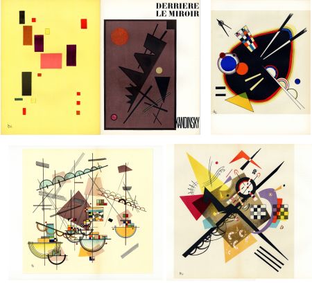 Livre Illustré Kandinsky - Derrière le Miroir n° 60-61. KANDINSKY. Avec 5 lithographies en couleurs (1953).