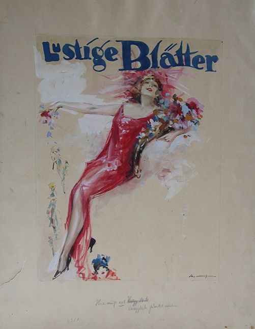 Aucune Technique Ehrenberger - Design for cover of ¨Lustige Blätter