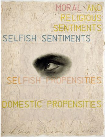 Lithographie Plensa - Domestic propensities 5