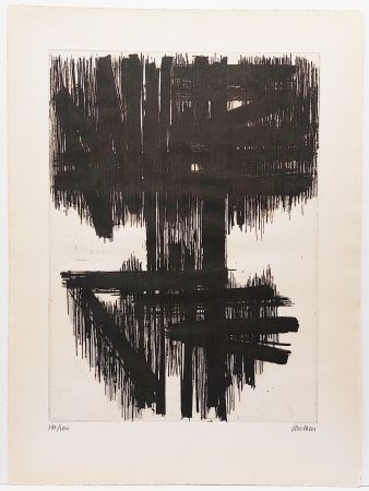 Eau-Forte Soulages - Eau-forte VI 