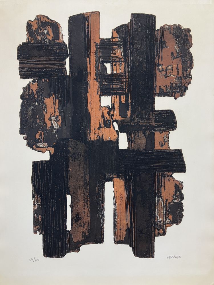 Eau-Forte Soulages - Eau forte IX, 1957