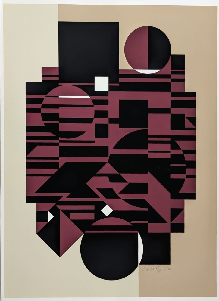 Sérigraphie Vasarely - Elbrouz