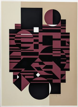 Sérigraphie Vasarely - Elbrouz