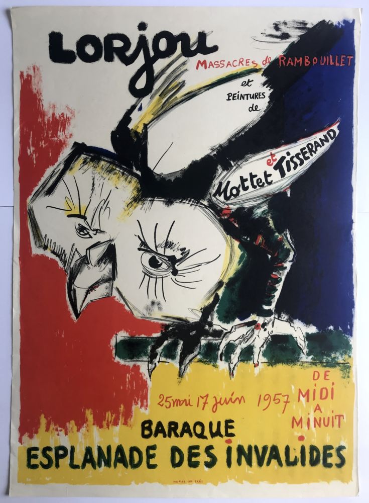 Affiche Lorjou - Esplanade des Invalides