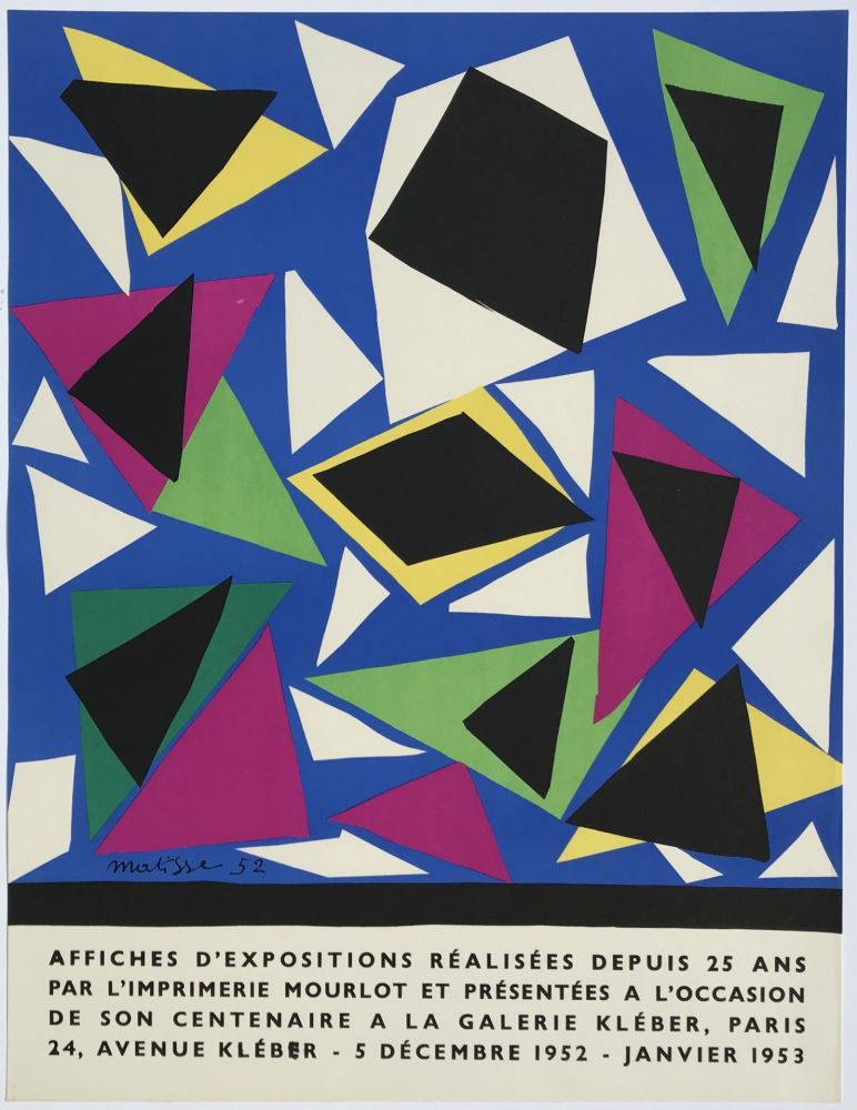 Lithographie Matisse - Exposition D’Affiches – Galerie Kleber