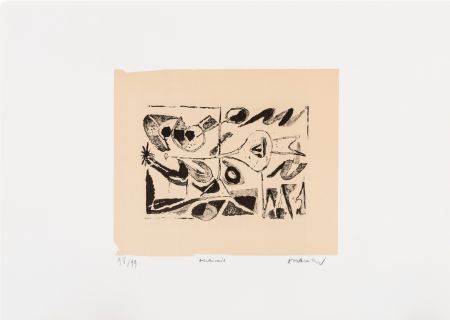 Lithographie Alechinsky - Expériences sans l'expérience 04