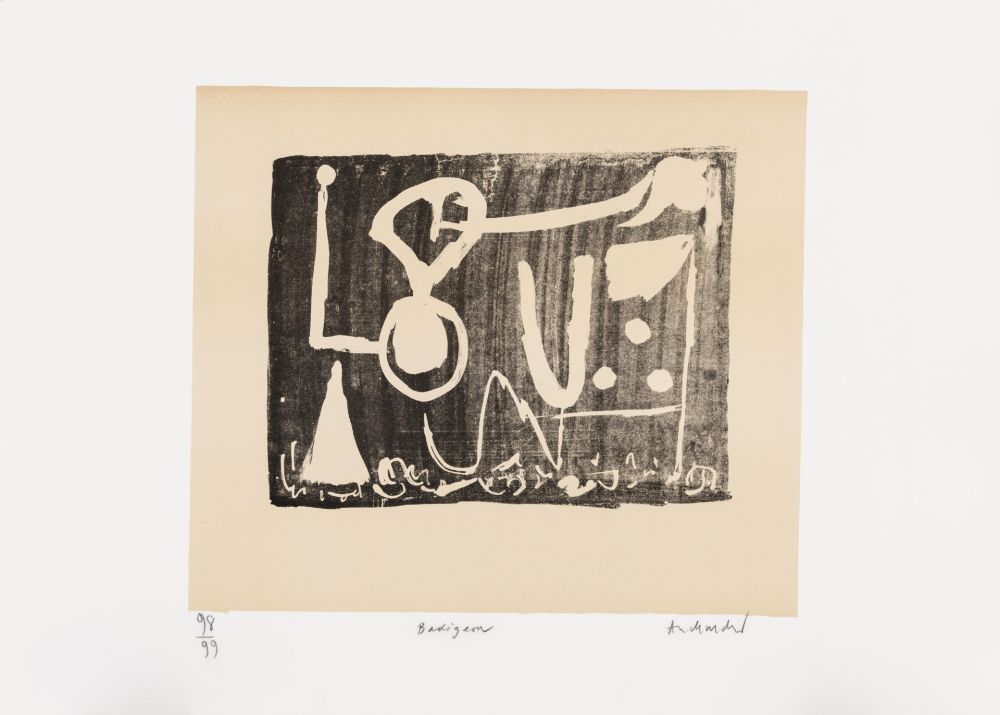 Lithographie Alechinsky - Expériences sans l'expérience 07