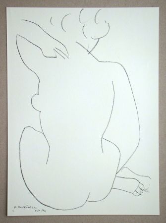 Lithographie Matisse - Femme assise