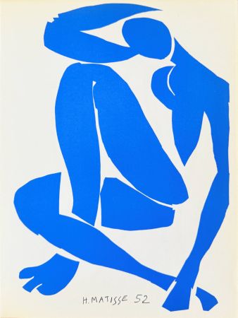 Lithographie Matisse - Femme Bleue